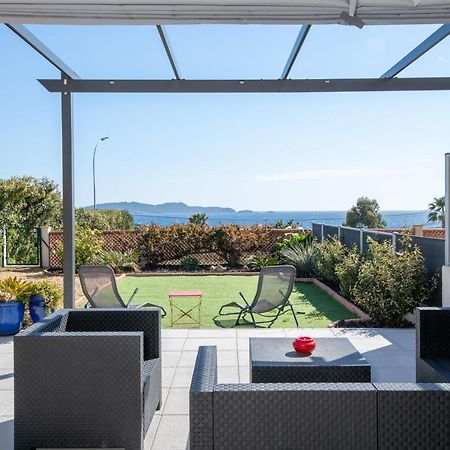 Face A La Mer Superbe Villa Terrasse Barbecue Le Pradet Carqueiranne Ngoại thất bức ảnh